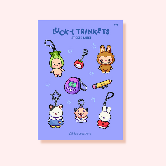 Lucky Trinkets Sticker Sheet