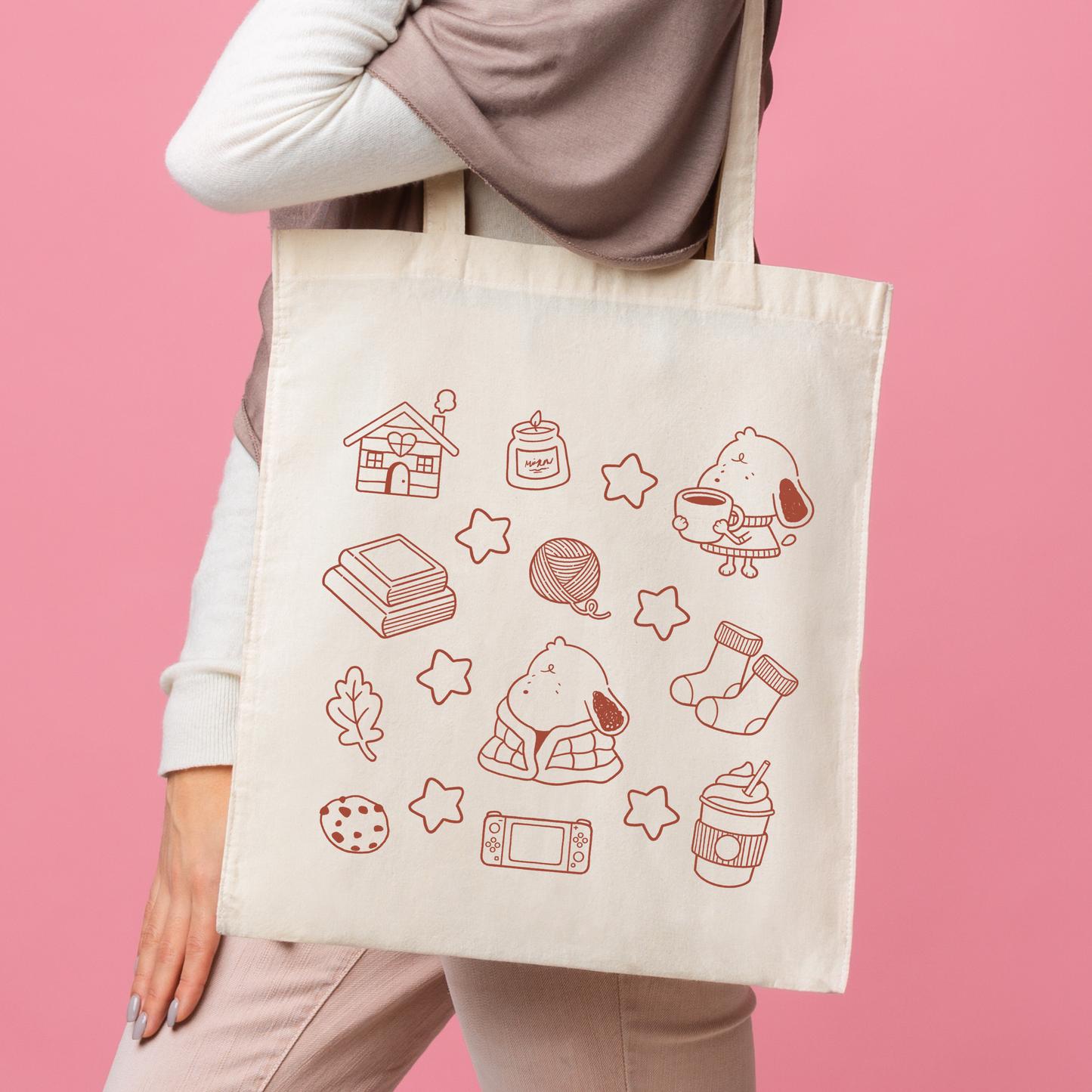 Cozy Snoopy Tote Bag