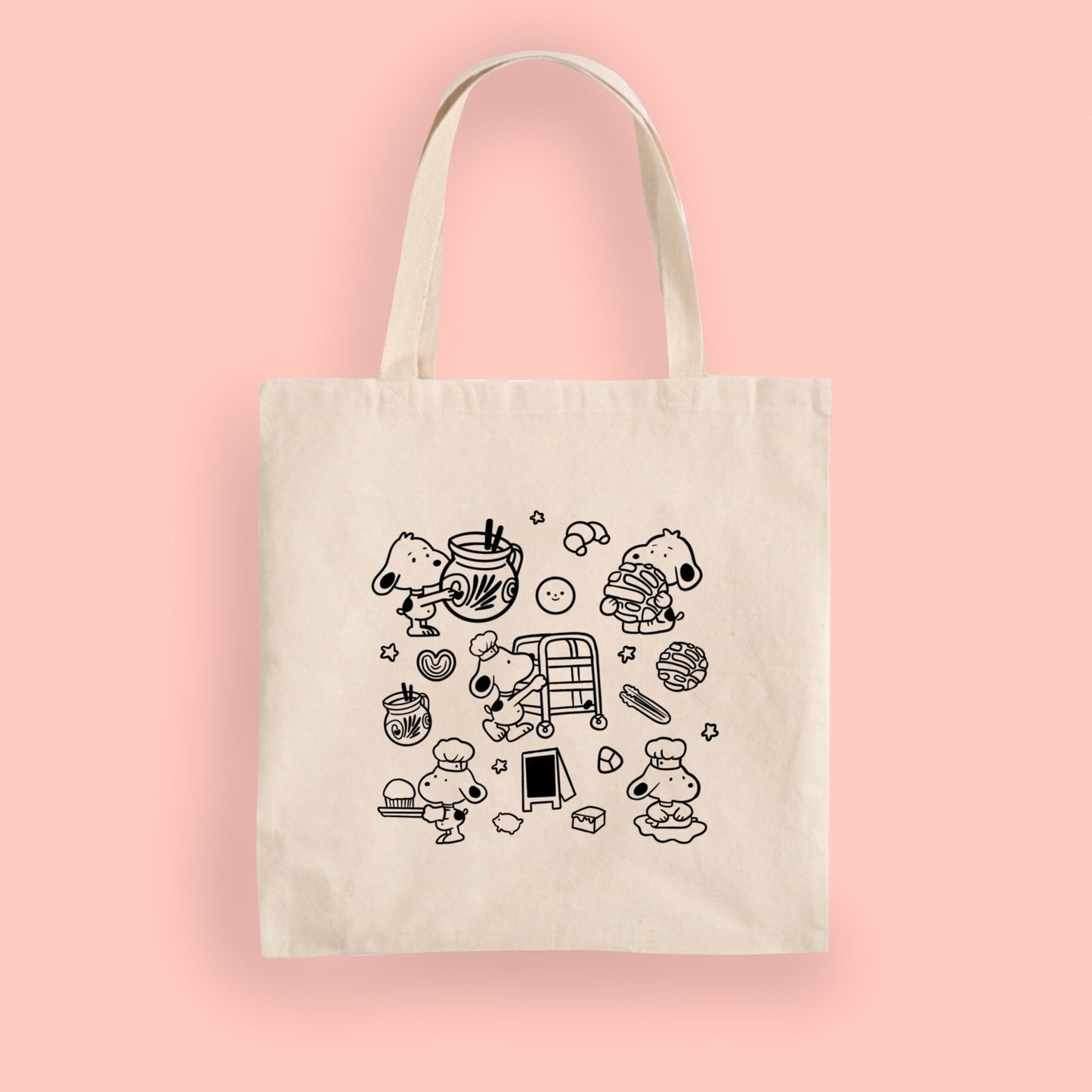 Snoopy Panaderia Tote Bag – liliascreationsshop