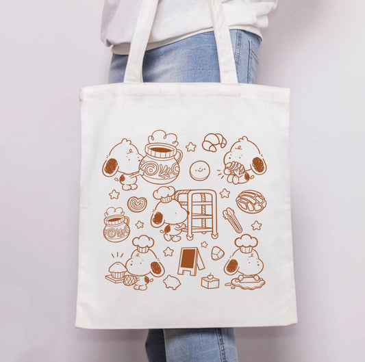 Oopsie Snoopy Panaderia Tote Bag