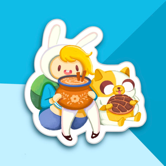 Fionna & Cake Sticker