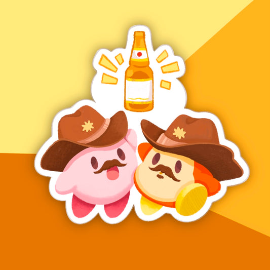 Kirby Compas Sticker