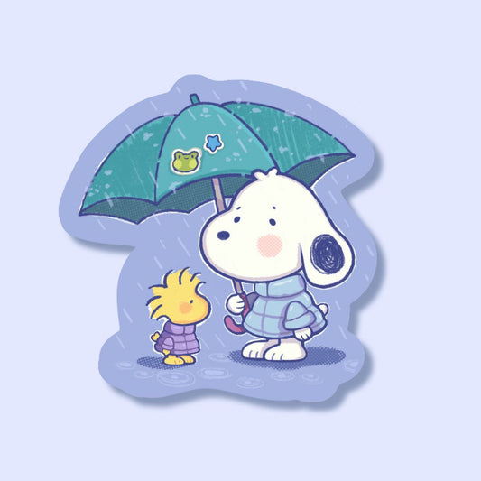 Snoopy Rainy Day Sticker