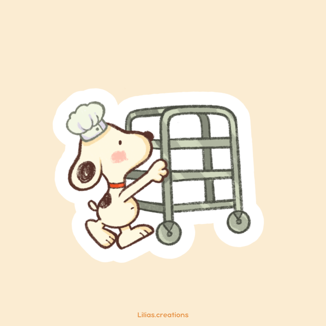 Snoopy Panaderia - Individual Stickers