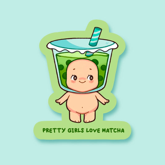 Sonny Angel Matcha Sticker