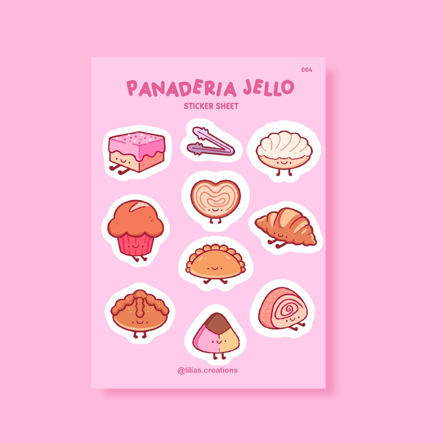 Panaderia Jello Sticker Sheet