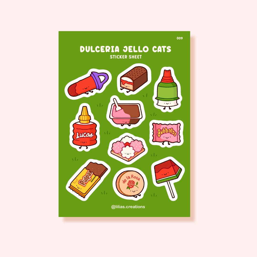Jello Dulceria Sticker Sheet