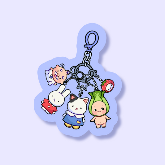 Trinket Keychain Sticker