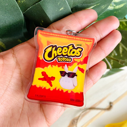 Llavero Totoro Hot Cheetos