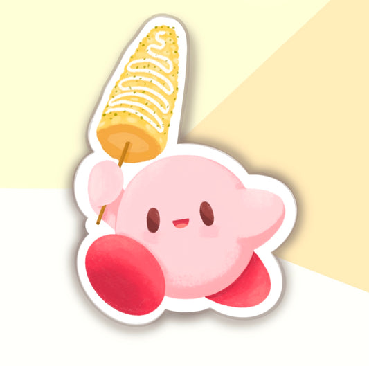 Kirby Elote Sticker