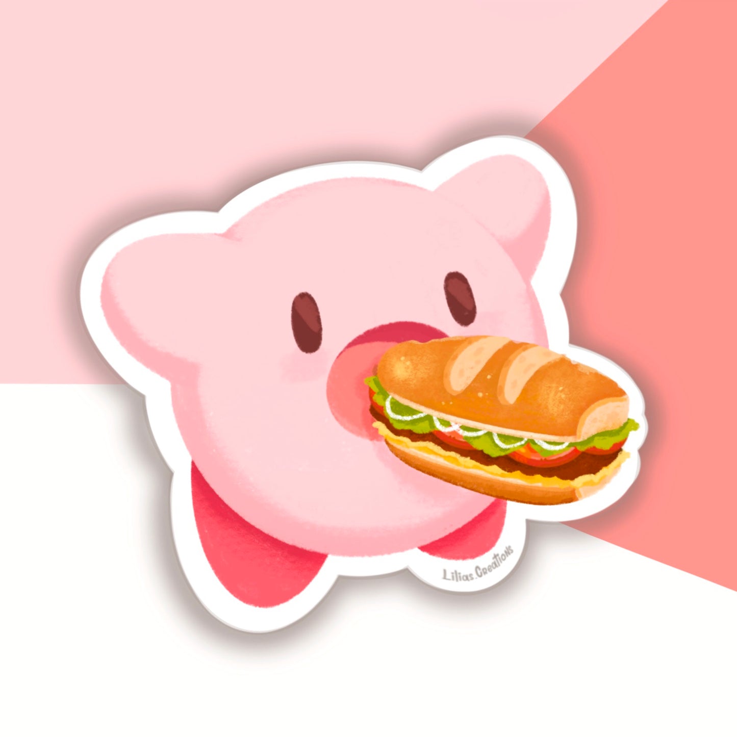 Kirby Torta Sticker